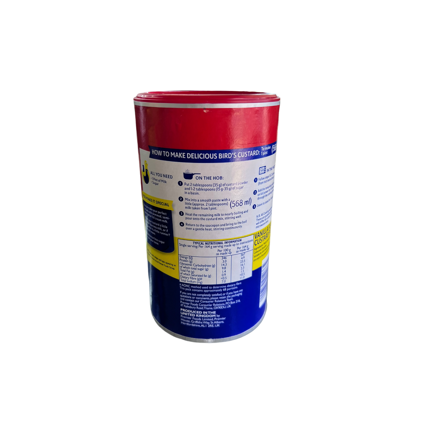 Bird’s Vanilla Flavored Custard Powder 600g