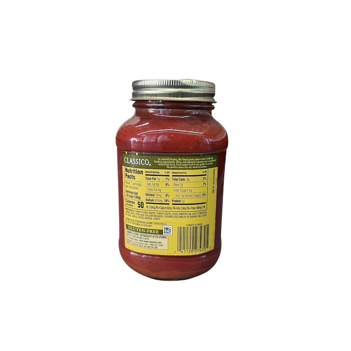 Classico Tomato & Basil Pasta Sauce 2lb