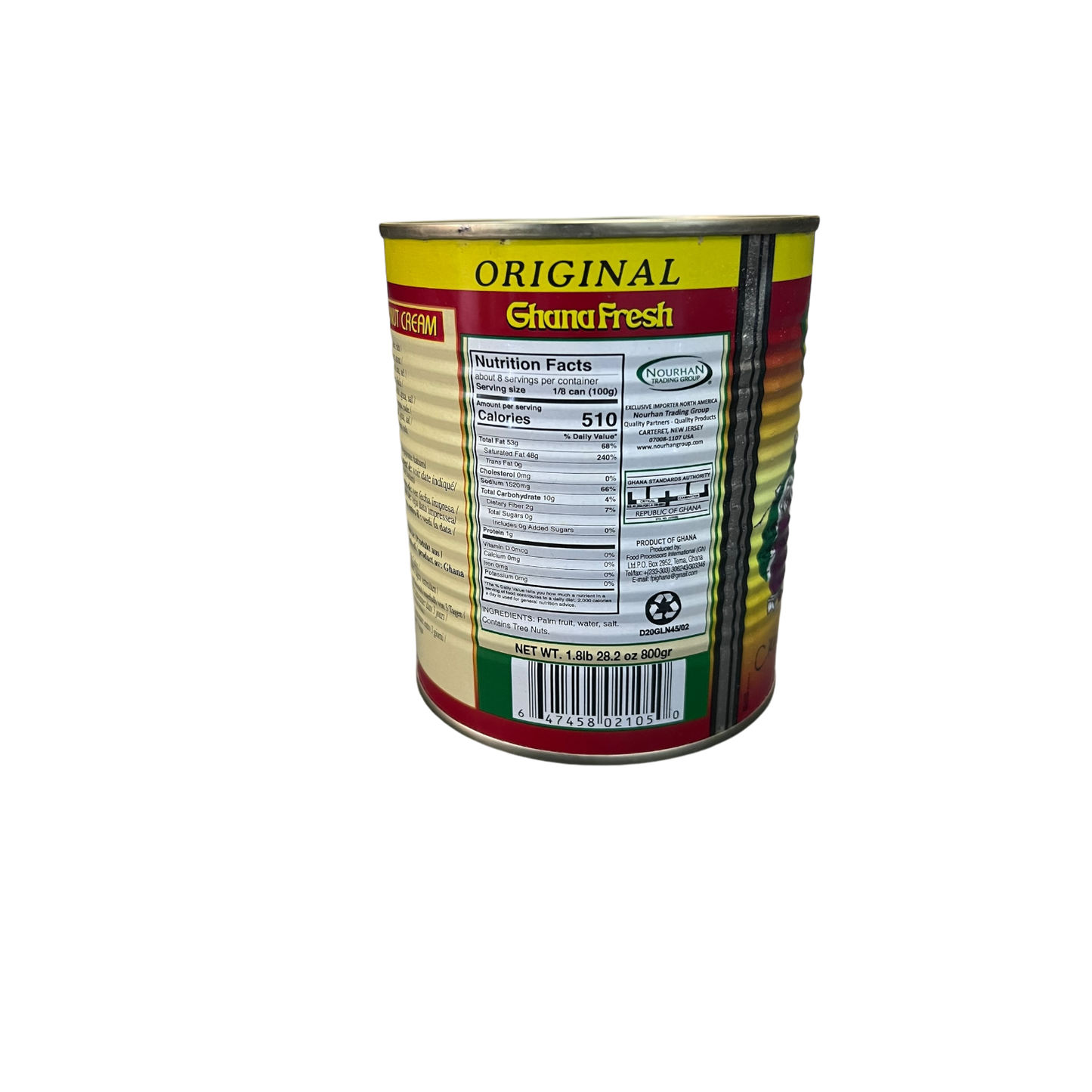 Ghana Fresh Palmnut Cream Concentrate