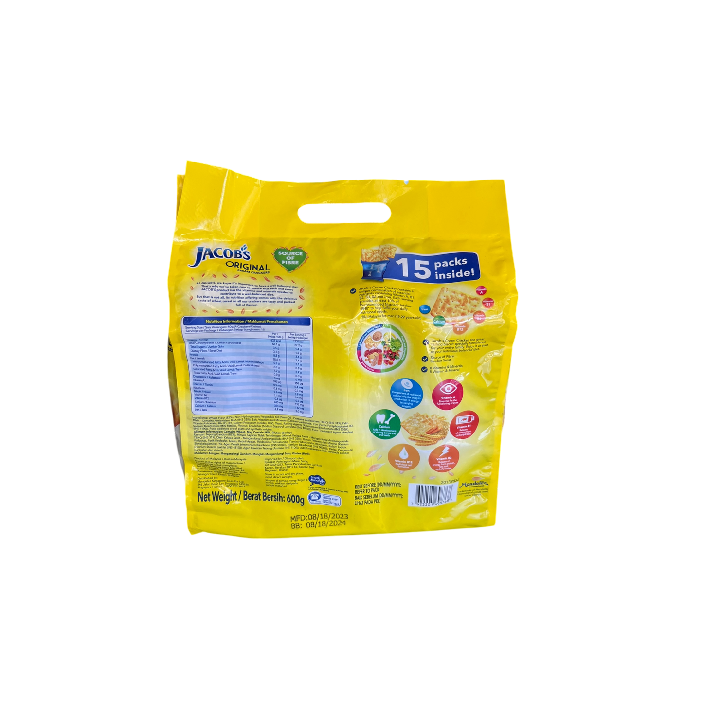 Jacob’s Cream Crackers 15 pack