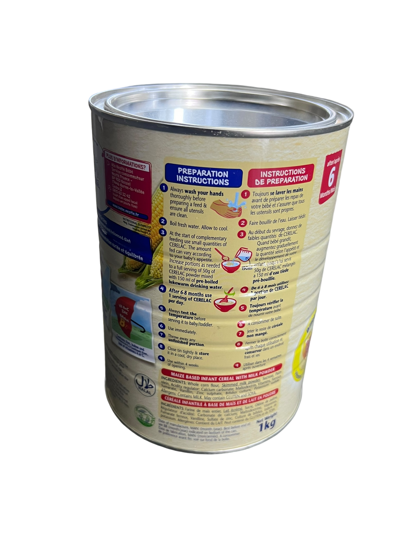 Nestle Cerelac Maize Infant Cereal 1kg