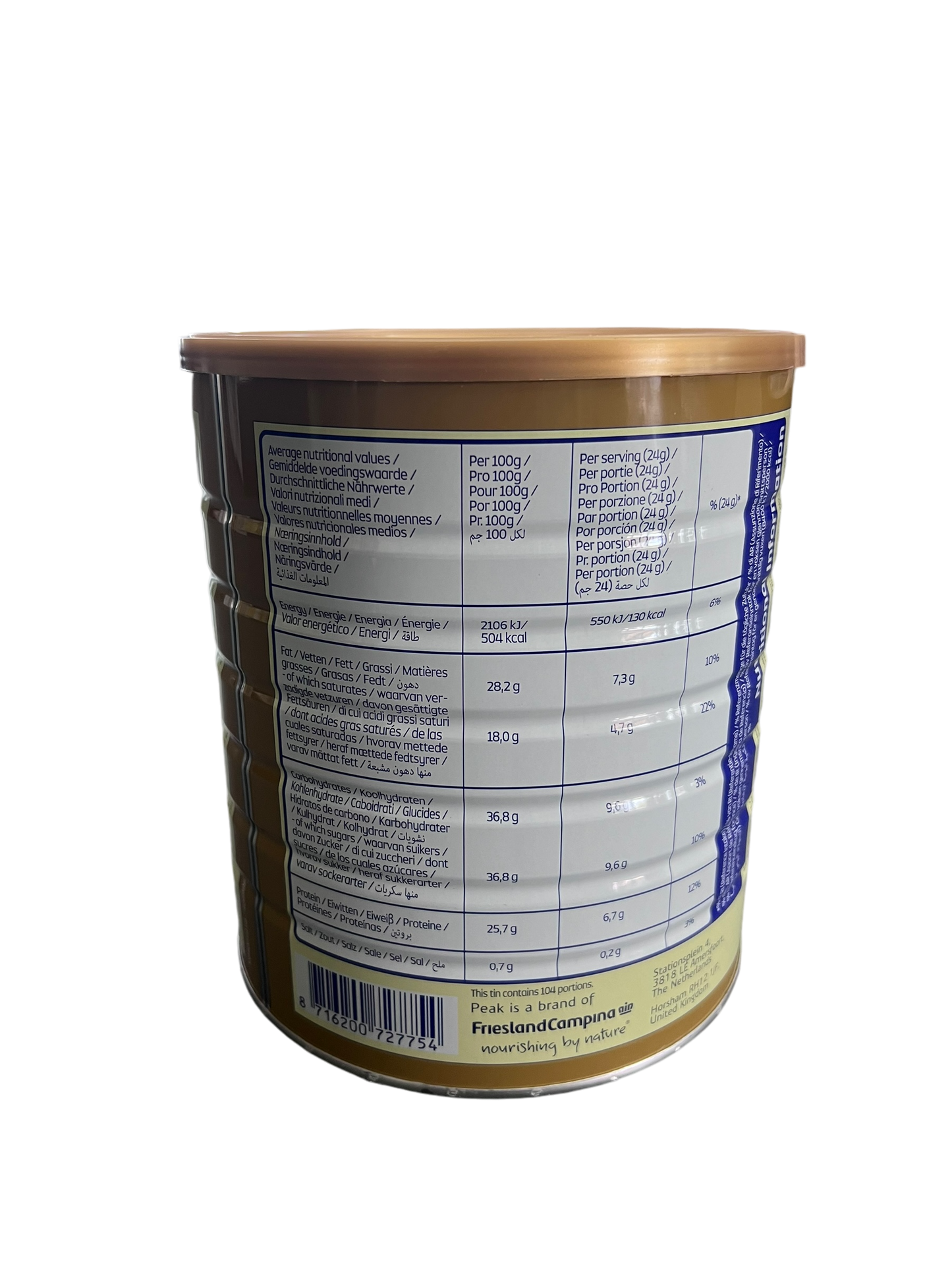 Peak Dry Whole Milk 2500g
