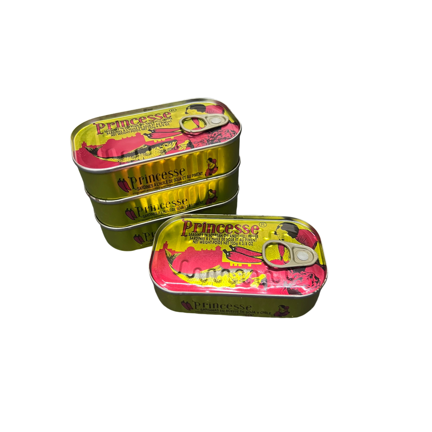 Princesse Sardines in Soybean Oil and Chili Pepper