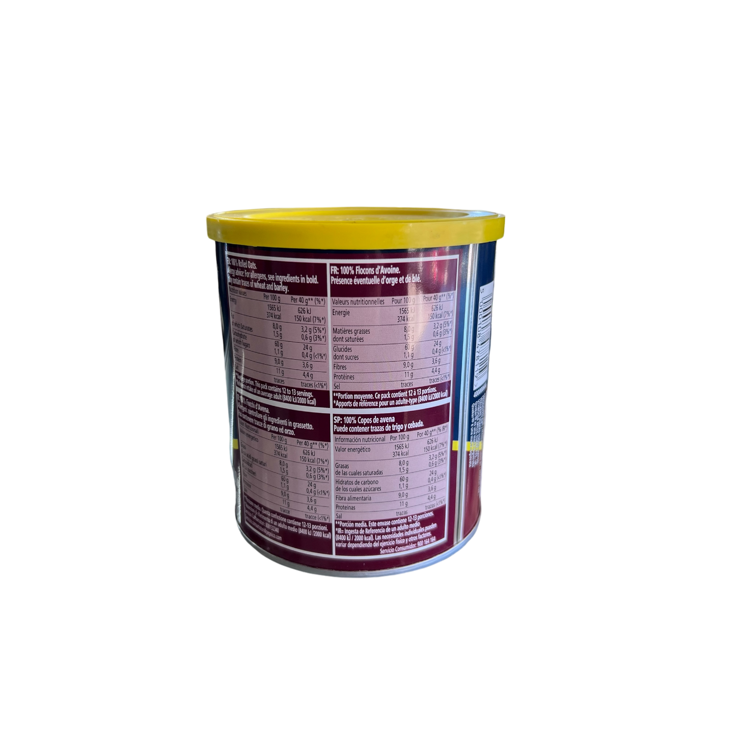 Quaker White Oats 500g