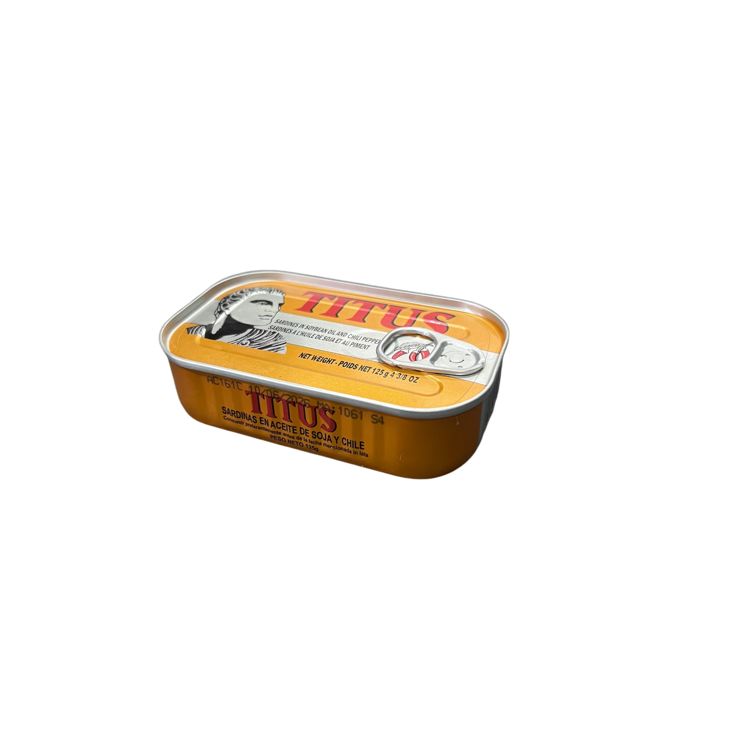 Titus Sardines in Soybean Oil & Chili Pepper