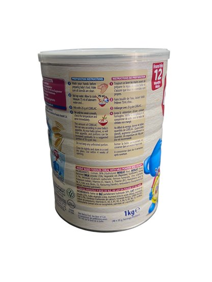 Nestle Cerelac Honey & Wheat Infant Cereal 1kg