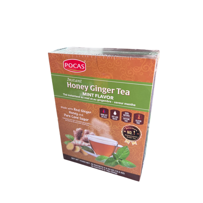 Pocas Instant Honey Ginger Tea (Mint Flavor)